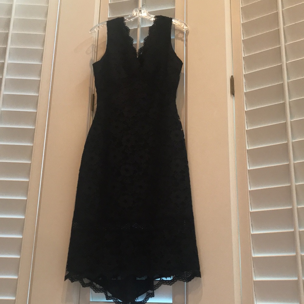Black Lace Cocktail Dress